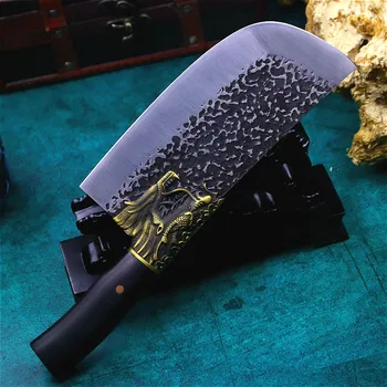 Verodostojno Japonski ročno kovani 58-60RHC kuhinjski nož duha roko nož cut gospodinjski kuhinja iz nerjavečega jekla ostrimi noži