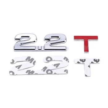 Nov Avto 3D Kovinski 1.6 1.8 T T 2.0 T 2.8 T Logotip Nalepko Emblem Značko Nalepke za Mazda KIA Renault, TOYOTA, BMW, Ford Focus Avto Styling