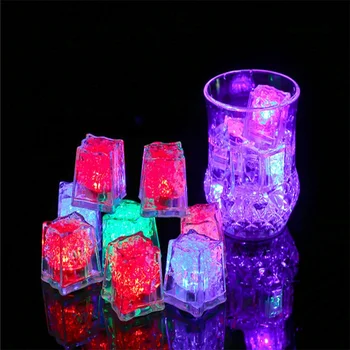 Svetlobna Led Cube Pisane Senzor Noč Lučka LED Utripa Tekoče Indukcijske Svetlo Festival Dekoracijo
