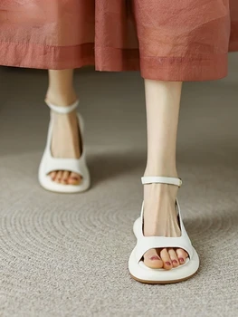 Poletje Ženske Čevlje Preprosto Razkošje, Slip-On Priložnostne Ženski Novo Načrtovati Slog Ženske Sandale Zapatos De Mujer Ravno Sandali