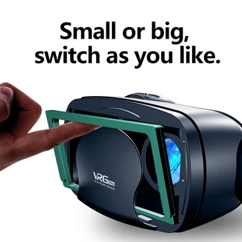 Virtualna Realnost celozaslonskem Visual Moblie Igra Slušalke Virtualne Realnosti Očala za Telefon in Video Igre, Daljnogled