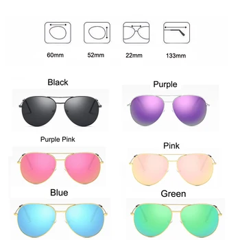 Dokly Nove Ženske Polarizirana Modni Purple objektiv Pilotni sončna očala Ženske Polarizirana sončna Očala Oculos Luksuzni Design sončna Očala UV400