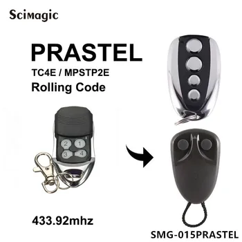 1pcs PRASTEL TC4E / MPSTP2E daljinski upravljalnik 433mhz rolling code garažna vrata odpirač PRASTEL ročni oddajnik ključno fob daljavo