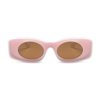 Novo Osebnost Kvadratnih Sončna Očala Ženske Blagovne Znamke Oblikovalec Konkavno Okvir Sončna Očala Pravokotnik Modni Ženski Oculos De Sol