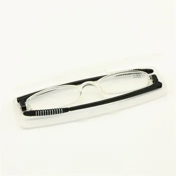 EnzoDate Zložljiva Ravno TR90 Obravnavi Očala s Prenosnimi Primeru Presbyopia +Rx Recept +1.0 +3.5