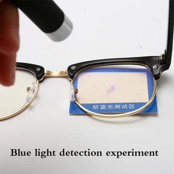 Sevanje dokaz očala žensk plima ravno objektiv računalnik očala žensk Retro eyeglass okvir očal je polkrožno eyeglass okvir