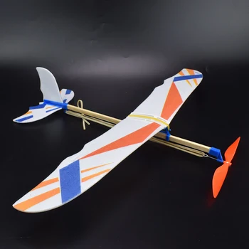 DIY gumico Zrakoplova Skupščine Igrača za Fante Preizkusa Letalstva Pene Letalo Model Kompleti Izobraževalne Igrače, Darila za Otroke
