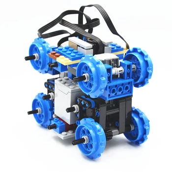 Gradniki MOC Tehnične Kompakten Sledi Kocka (RC) združljiv z Lego Za fante igrača (Oblikovalec za martijnnab)