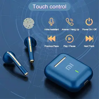 Slušalka Tws Brezžične Bluetooth Slušalke 9D Stereo Šport Slušalke za V Uho Igra Z Mic Dotik Slušalke Za Android IOS