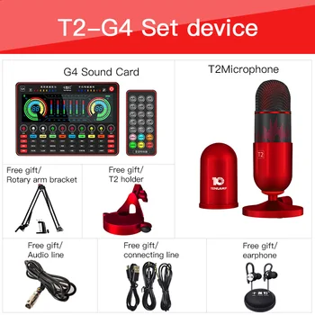 DJ Mešalnik G4 & G4pro Zvočne Kartice Kit & Kondenzatorja Micorphone Audio za Petje, Igranje Snemanje Zvoka, potovalni Računalnik, Mobilni iPhone