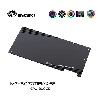 Bykski GPU Vode Blok za GALAX GeForce RTX 3070 Ti 1-Kliknite OC Grafične Kartice /s Backplate Radiator Coolling / N-GY3070TIBK-X