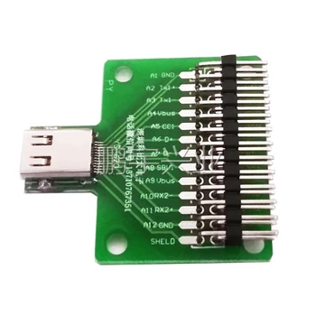 TIP C ženski vrata Univerzalne plošče z USB 3.1 Vrata z 24pins Test odbor Double-sided (obojestransko)