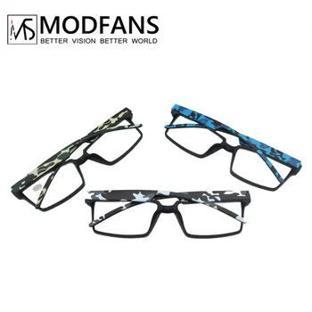 Prevelik Obravnavi Očala Moških Kvadrat Okvir Bralci Vizijo Presbyopic Visoke Kakovosti Očala Z Maskirnim Noge +1+1.5+2+2.5+3
