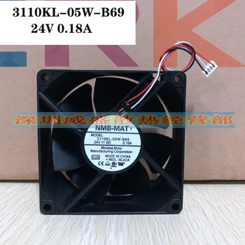 Nov original za NMB 3110KL-05W-B69 24V 0.18 A 8 cm 80*25 MM tiskalnik instrumentation inverter hlajenje ventilator