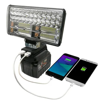 18V Delovna Svetilka LED Svetilka na Prostem Pozornosti Luč za Makita BL1430 za Litijeve Baterije Z USB obdavčljivi Sili Svetlobe