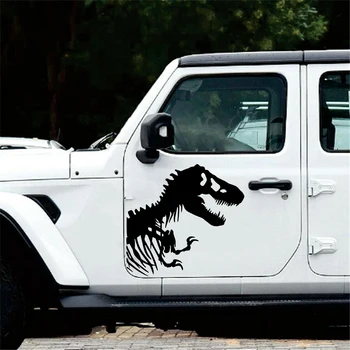 Risanka Dinozaver Vrata Telesa Strani Avto Nalepke, Jurassic Park, Živalski Kapuco Vetrobransko Avto Nalepke za Jeep Kampiranje Rv Vinil Dekor