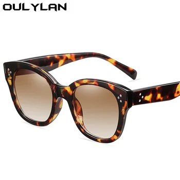 Oulylan Prevelik Kvadratnih sončna Očala Ženske 2022 Moda Priljubljena Y2K sončna Očala Moški Letnik blagovne Znamke Oblikovalec Tiskanje Očala UV400