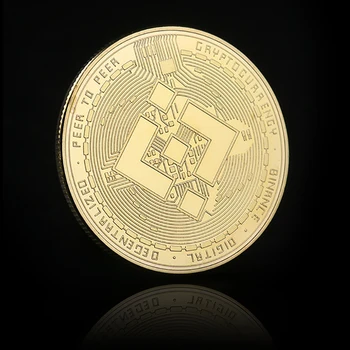REPLIKA BNB Virtualna Valuta Metal Kovanec Fizično Binance trgovina s Crypto Kovanec, Spominski Dom Decor Art Darilo