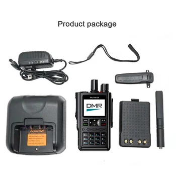 Ruyage DP10 DMR radijskih Sprejemnikov GPS Walkie Talkie Dolgo Vrsto Zmogljiv Radio Za Hutting na Prostem, Potovanja Digitalni in Analogni dvosmerni Radii