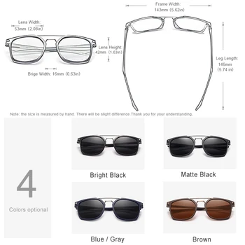 2020 KINGSEVEN TR90 Polarizirana sončna Očala Serije Moških Retro Vožnjo Očala Sončna Očala UV400 Gafas Oculos De Sol