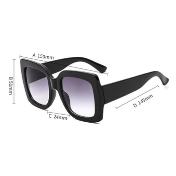 Yoovos Prevelik Sončna Očala Ženske 2022 Kvadratnih Očala Ženska Vintage Stilom Oblikovalec Odtenki Luksuzne Blagovne Znamke Gradient Očala