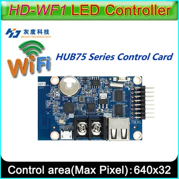 HD-WF1 HUB75 barvno LED prijavite nadzor kartico,sliko in Besedilo zaslonu nadzorne kartice,Samo Podpira običajnih IC,ICN2038S,5020
