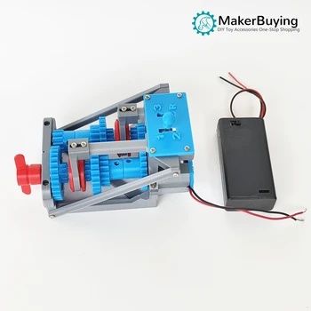 Štiri-stopenjski menjalnik (brez povratne orodje) preprosta simulacija modela 3D tiskanje proizvodnja