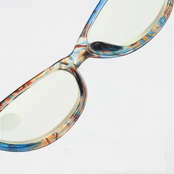 Anti Modra Svetloba Obravnavi Očala Cvjetnim Tiskanja PC Okvir Presbyopia Očala Moda Mačka Oči Očala Daleč Pogled Očala +1.0~+4.0