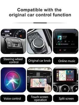 Ushi Brezžični CarPlay Android Auto Adapter Apple CarPlay Ai Polje Ključ Youtube, Netflix Original Avto Zaslon Nadgraditi Za Maserati