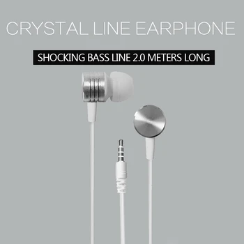 2X 3.5 Mm V Uho Stereo Čepkov Slušalke Slušalke Slušalke Za Mobilne