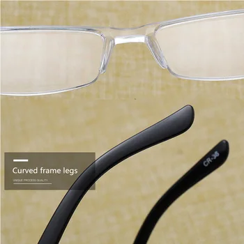 Ultralahkih Rimless Pregledno Branje Očala Modni Retro Vintage Moški Ženske Povečevalno Presbyopic Očala Gafas TR90