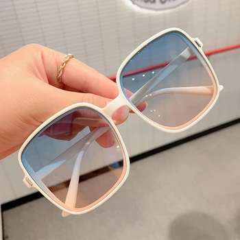 2022 Riž Nohtov Kvadratnih sončna Očala Okrogle Obraz Ženske Anti-ultravijolično sončna Očala Divje Jelly sončna Očala Uv400