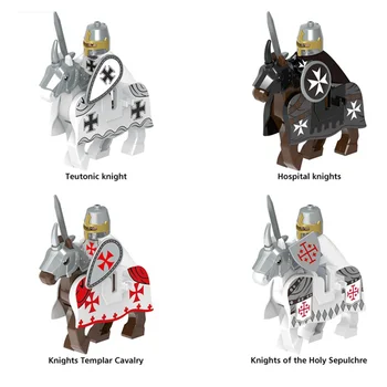 Figuric NOVI Rim Vitezi Vojne Konj Gradnik Darilo Igrače Za Otroke