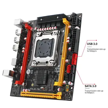 STROJNIK X79 Motherboard Podpira DDR3 ECC Ram Pomnilnika procesor Intel Xeon E5 V1 V2 Jedro LGA 2011 CPU NVME SATA M. 2 Mini-ITX X79 273