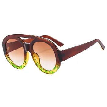 Krog Prevelik sončna Očala Ženske Ovalne sončna Očala Moški Letnik Odtenkov Za Ženski Luksuzni Oculos De Sol Gafas UV400