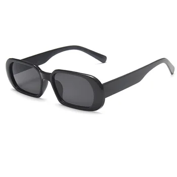 Vintage Pravokotnik sončna Očala Ženske Modni Kvadratek sončna Očala Za Ženske, Moške Retro Punk Očala UV400 Oculos de sol Q813