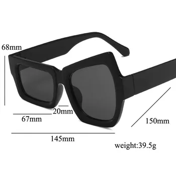 2022 Novi Punk Geometrijske Sončna Očala Moških Luksuzne Blagovne Znamke Oblikovalec Steampunk Kvadratnih Sončna Očala Ženske Edinstveno Osebnost Očala