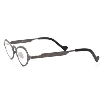 Ženske Čistega Titana Mačka Oči Eyeglass Okvir Metulj Visoko Kakovostne Kovine Očala Okvirji Retro Recept Ženske Rdeča Očala