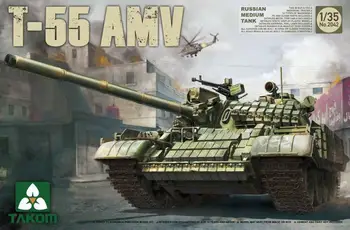Takom 1/35 2042 ruske Medium Tank T-55AMV