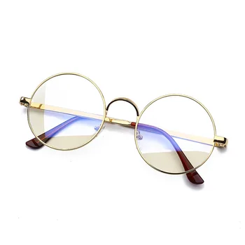 Retro Krog Okvir Anti-modra Očala, Ultralahkimi Moški Ženske Modni Modra Svetloba Blokiranje Očala Očala Računalnik Branje Očala