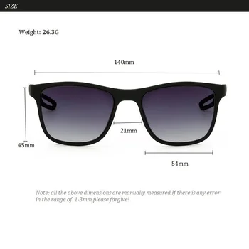 Vintage Kvadratnih Unisex sončna Očala Ženske, Moške blagovne Znamke Design Gradient Objektiv Vožnje Retro sončna Očala Odtenki Gafas Oculos De Sol UV400