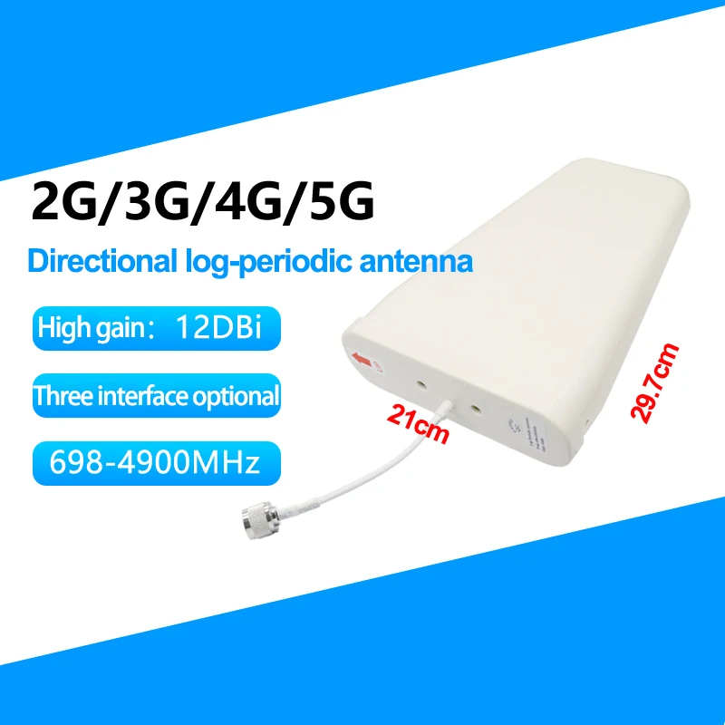 5G 3G 4G 2G Antena 12dBi Prostem Directional Booster 698-4900MH Dnevnik Redno Antena Mobilnega Telefona Signal za Ojačevalec N Ženski SMA Slike 2