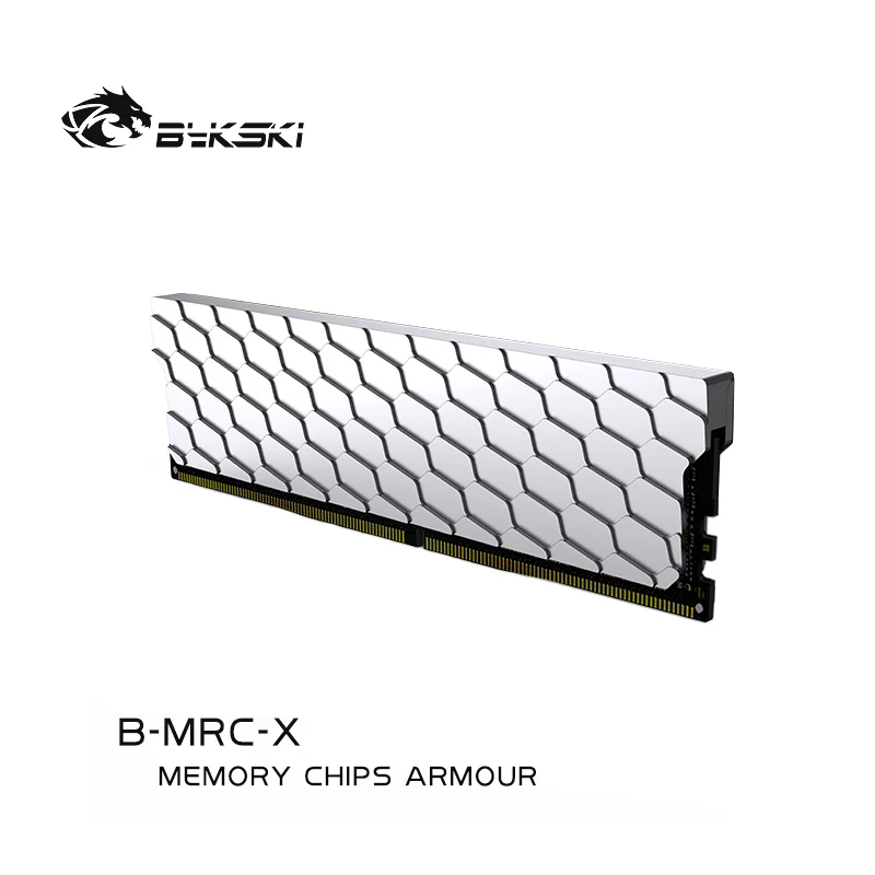 Bykski Full Metal Radiator Kritje za DDR5 RAM Pomnilnika Korito / Srebrna Sponka za PC Sistem Odvajanje Toplote Oklep / B-MRC-X Slike 5