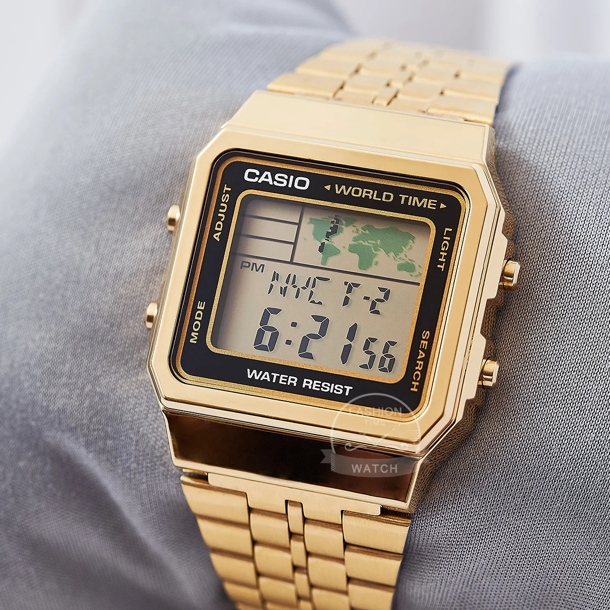 Casio watch zlato uro moških, določene blagovne znamke luksuzni LED digitalni Nepremočljiva Quartz moški gledajo Šport vojaške Zapestje Gledati relogio masculino Slike 4