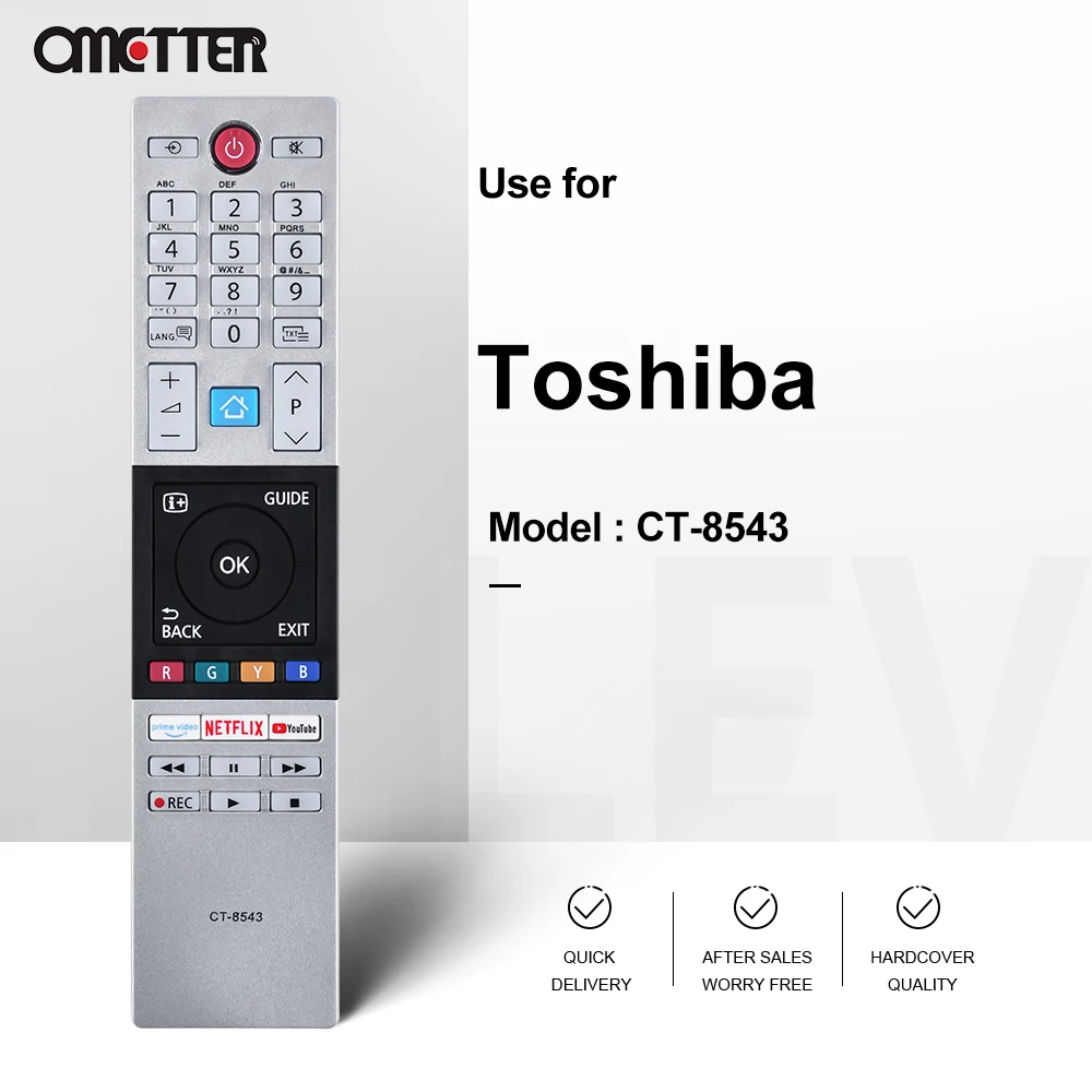 NOVO Za Toshiba HDTV Daljinskim upravljalnikom TELEVIZORJA CT-8543 CT-8514 CT-8528 CT-8541 CT-8035 CT-8533 CT-8517 Slike 4