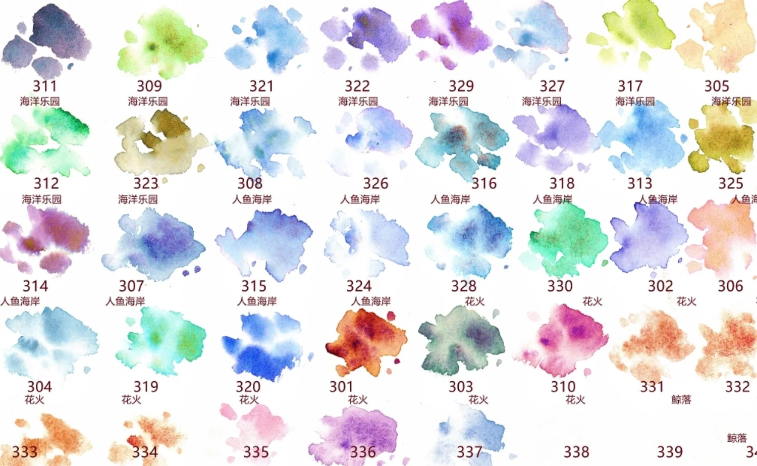 SUPER VIZIJO Kameleon, akvarel pigment mica pearl bleščice Acuarela v 48 barv 1ml/2ml RISANJE ustvarjalce Slike 4