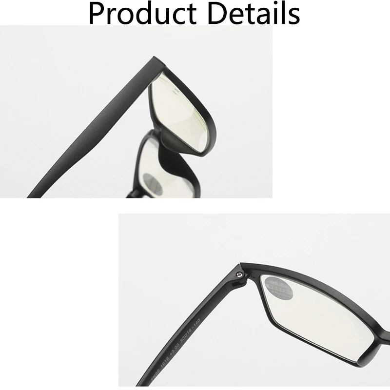 TR90 Moški Ženske Obravnavi Očala Modre Svetlobe Blokiranje Prilagodljiv Ultralahkih Full Frame Presbyopic Očala Povečevalna Računalnik Očala Slike 2