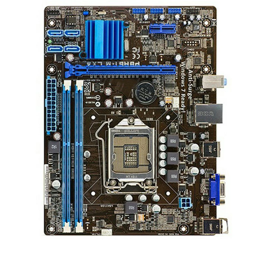 Vroče P8H61-M LX3 PLUS Originalne matične plošče, LGA1155 H61M-E/K/C/D I7 I5, I3 Intel CPU 16G DDR3 PCI-E 2.0 VGA Destop Mainboard Slike 3