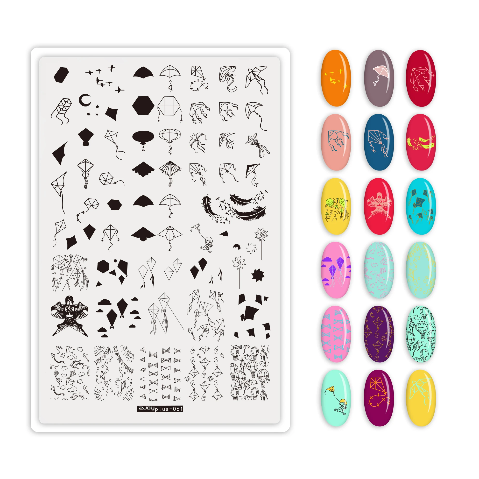 Živalske Kože Tiskanja Nail Art Tiskarske Plošče Iz Nerjavečega Jekla Žig Predloge Matrica Dekoracijo Cvet Slike 2